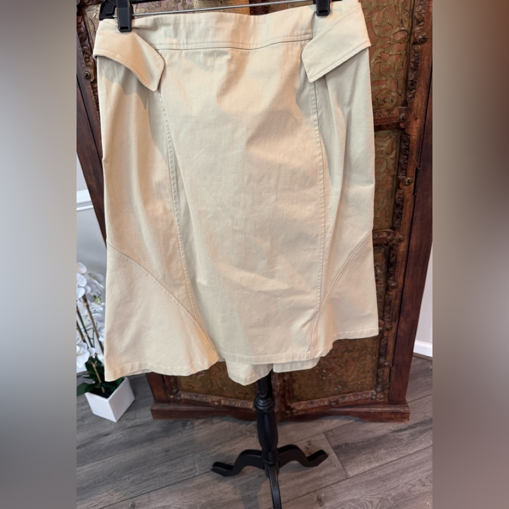 Jil Sander Cream Pencil Skirt for Cocktail Events‎ 36